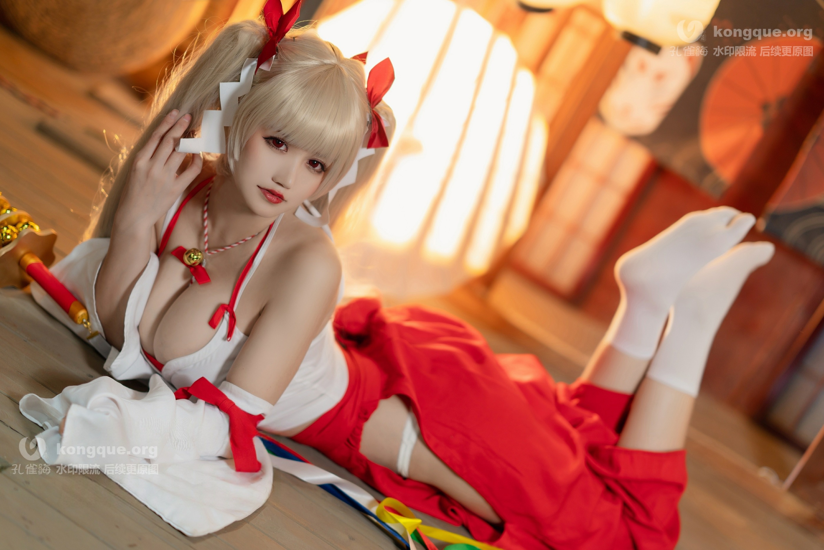 图片[1]-小仓千代w – NO.145 可畏巫女[21P]✦自购✦-XikXak